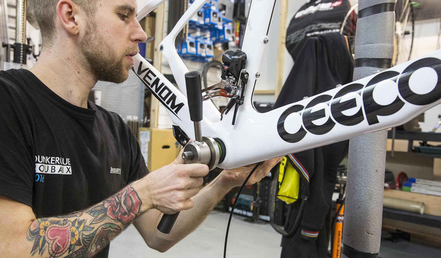 Advertising shoot for a cycle company.