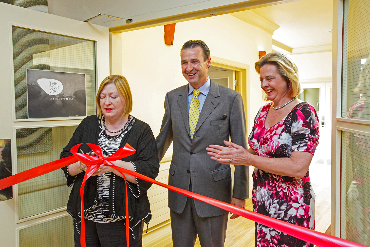 Rock, Spa, Launch, Llandrindod, Wells, Metropole,&nbsp; Metropol, Hotel, Opening, Health, Sports, Fitness, Government, Minister.